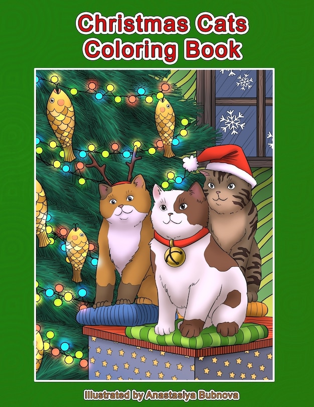 Couverture_Christmas Cats Coloring Book