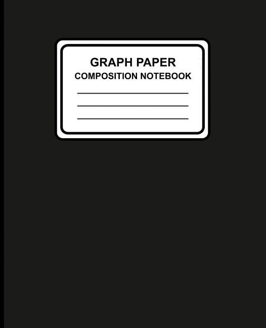 Graph Paper Composition Notebook: Solid (Black), 7.5 x 9.25, Graph Paper / Grid Notebook, 100 Pages, Professional Binding