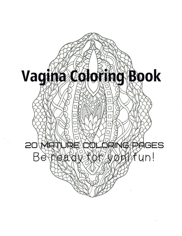 Front cover_Vagina Coloring Book - Be Ready For Yoni fun!