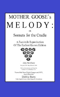 Couverture_Mother Goose's Melody Or Sonnets For The Cradle