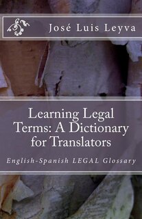 Front cover_Learning Legal Terms