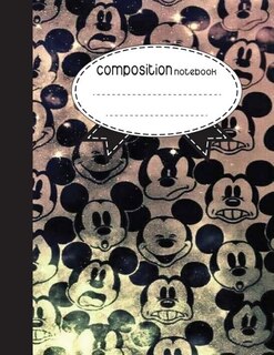 Composition Notebook, 8.5 x 11, 110 pages: Boho Mickey Mouse: (School Notebooks)
