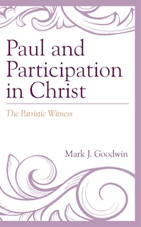Front cover_Paul And Participation In Christ