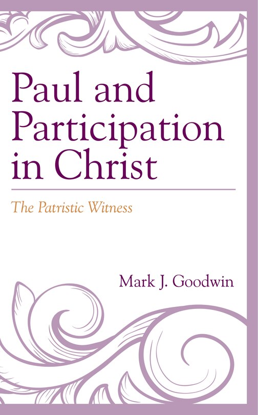 Front cover_Paul And Participation In Christ