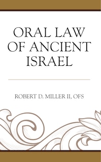 Front cover_Oral Law of Ancient Israel