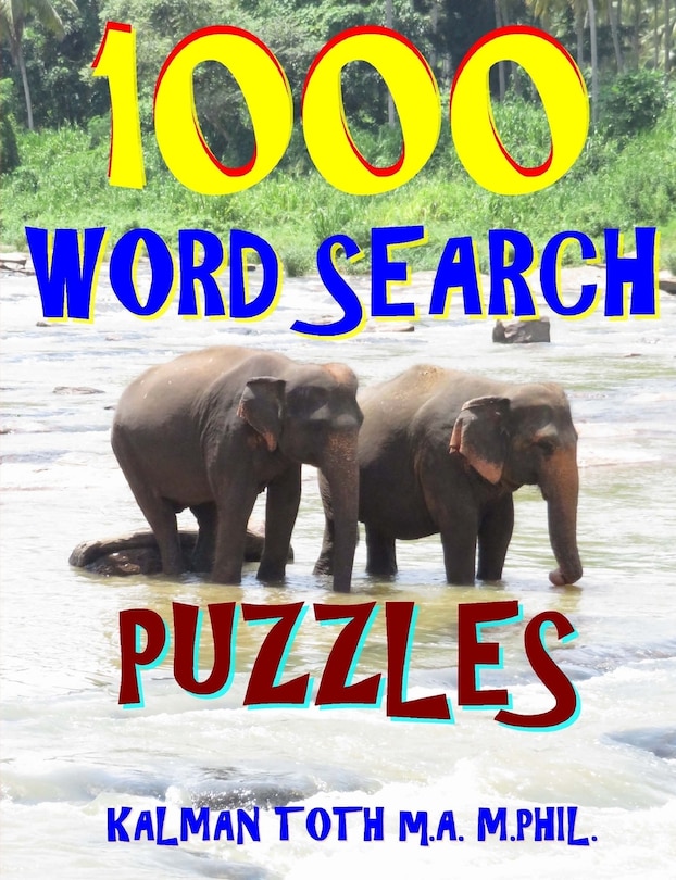 Front cover_1000 Word Search Puzzles