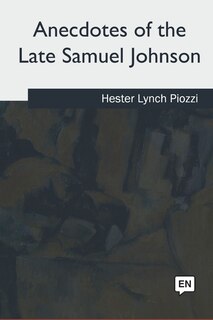 Front cover_Anecdotes of the Late Samuel Johnson