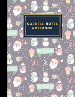 Cornell Notes Notebook: Cornell Note Taking Books, Cornell Notes Pad, Note Taking System Notebook, Cute Winter Snow Cover,