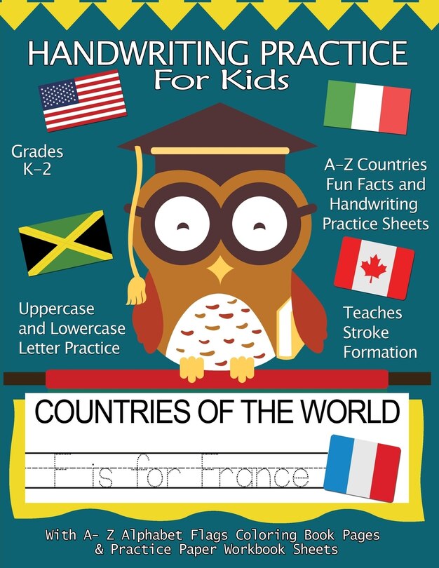 Front cover_Handwriting Practice For Kids