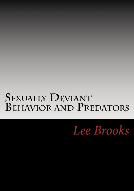 Couverture_Sexually Deviant Behavior and Predators