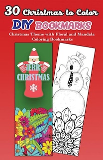 Front cover_30 Christmas to Color DIY Bookmarks