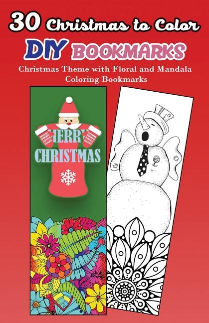 Front cover_30 Christmas to Color DIY Bookmarks