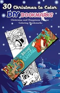 Front cover_30 Christmas to Color DIY Bookmarks