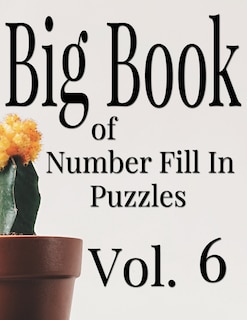 Couverture_Big Book of Number Fill In Puzzles Vol. 6