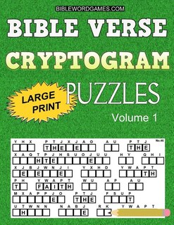 Front cover_Bible Verse Cryptogram Puzzles