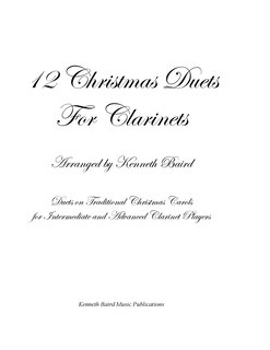 Couverture_12 Christmas Duets for Clarinets