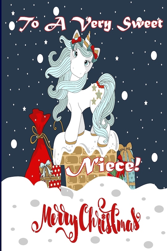 Front cover_To A Very Sweet Niece! Merry Christmas (Coloring Card)