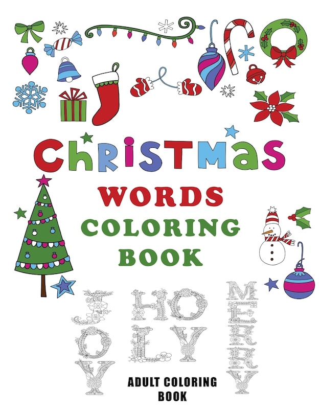 Couverture_Christmas Words Coloring Book