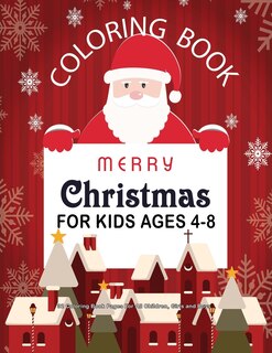 Couverture_Christmas Coloring Book For Kids Ages 4-8