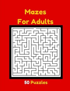 Couverture_Mazes For Adults 50 Puzzles