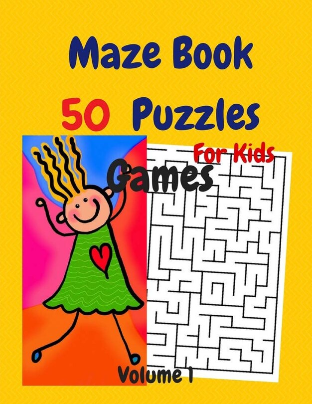 Couverture_Maze Book 50 Puzzles For Kids Games Volume 1