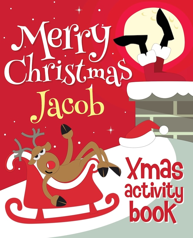 Front cover_Merry Christmas Jacob - Xmas Activity Book