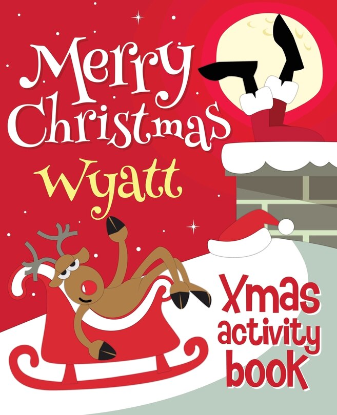 Front cover_Merry Christmas Wyatt - Xmas Activity Book