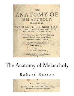 Front cover_The Anatomy of Melancholy