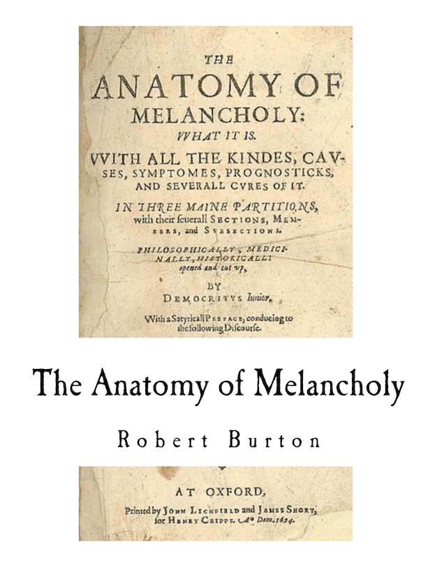 Front cover_The Anatomy of Melancholy