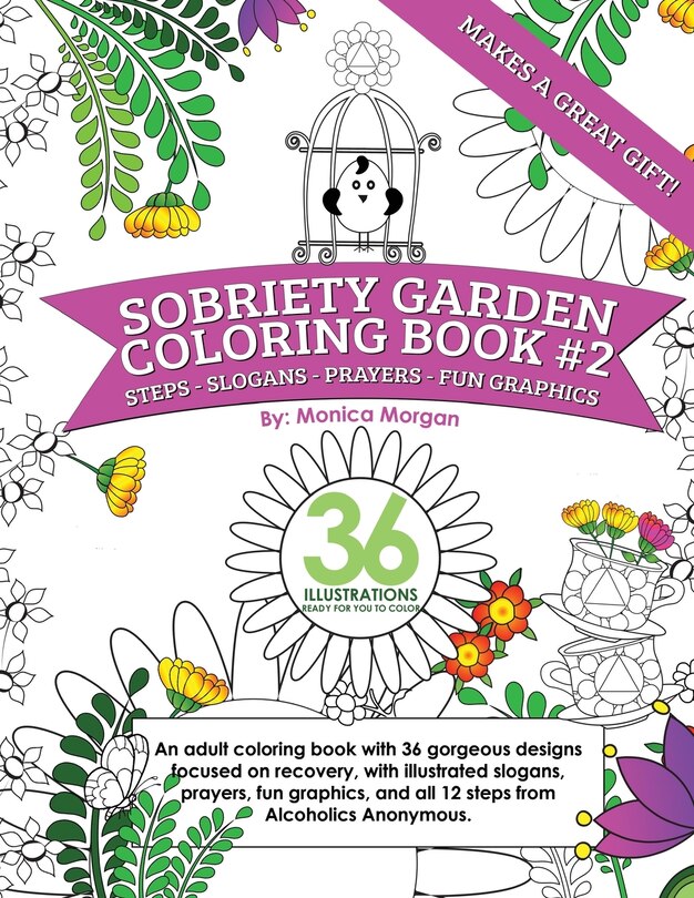 Couverture_Sobriety Garden Coloring Book #2