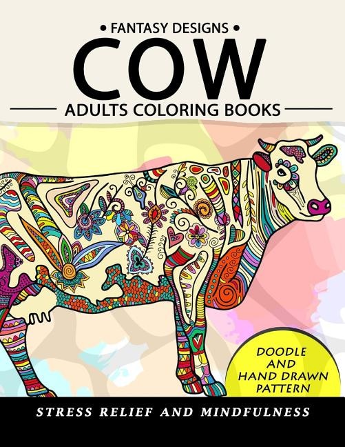 Couverture_Cow Adults Coloring Books