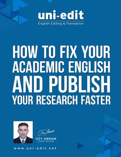 Front cover_How to fix your academic English writing and publish your research faster
