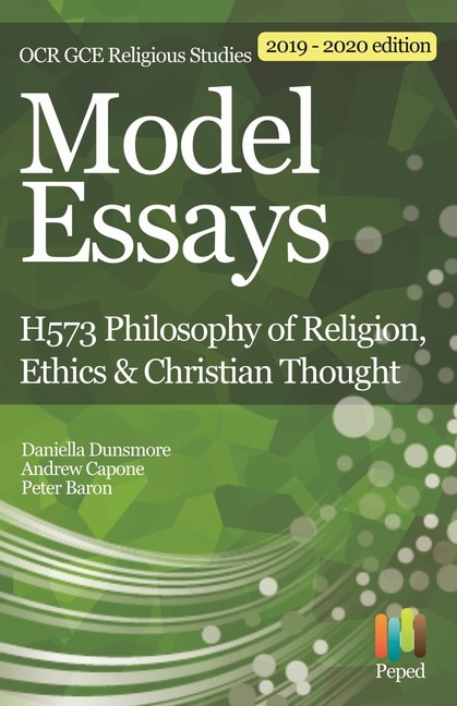 Front cover_Model Essays for OCR GCE Religious Studies