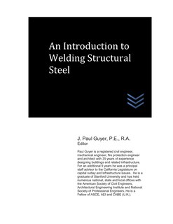 Front cover_An Introduction to Welding Structural Steel