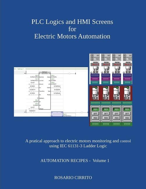 Couverture_PLC Logics and HMI Screens for Electric Motors Automation