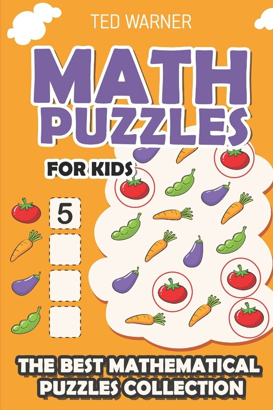 Front cover_Math Puzzles For Kids