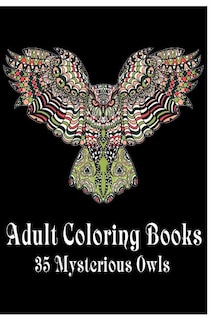 Couverture_Adult Coloring Books 35 Mysterious Owls