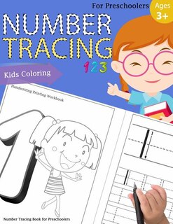 Front cover_Number Tracing Book for Preschoolers