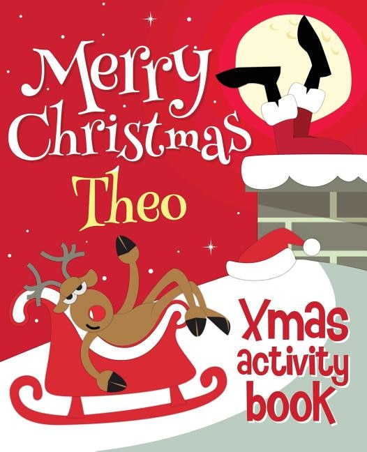 Front cover_Merry Christmas Theo - Xmas Activity Book