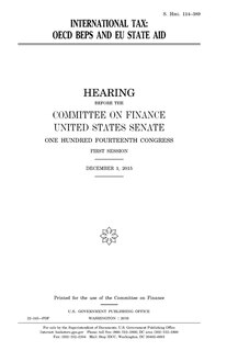 Front cover_International tax