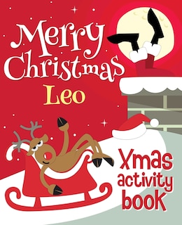 Front cover_Merry Christmas Leo - Xmas Activity Book