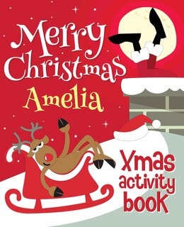 Front cover_Merry Christmas Amelia - Xmas Activity Book