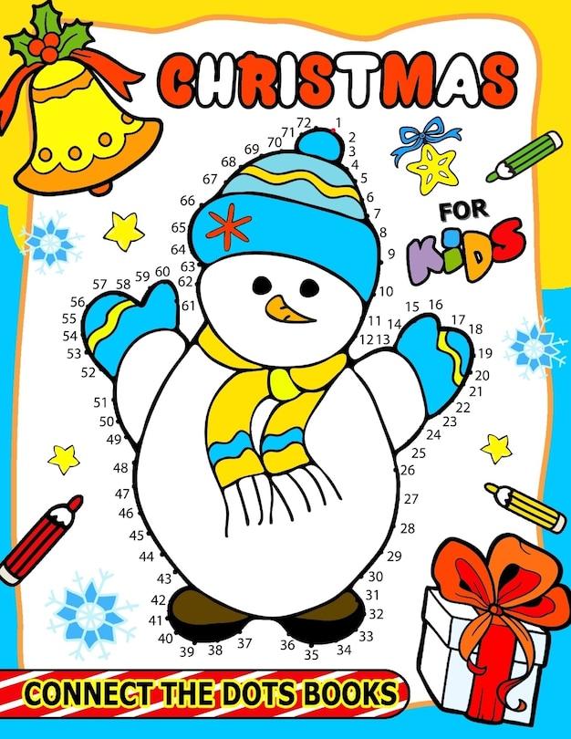 Front cover_Christmas Connect the Dots Books for Kids