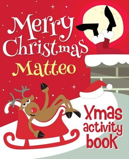 Front cover_Merry Christmas Matteo - Xmas Activity Book