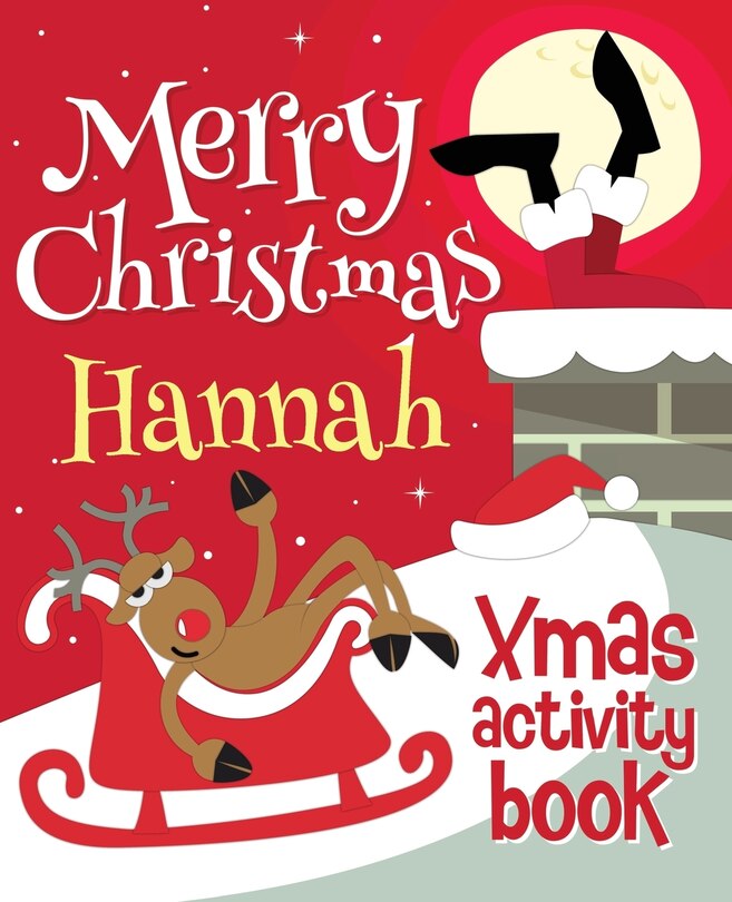 Front cover_Merry Christmas Hannah - Xmas Activity Book