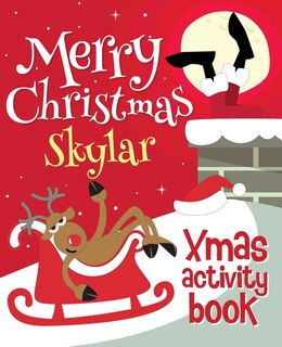 Front cover_Merry Christmas Skylar - Xmas Activity Book