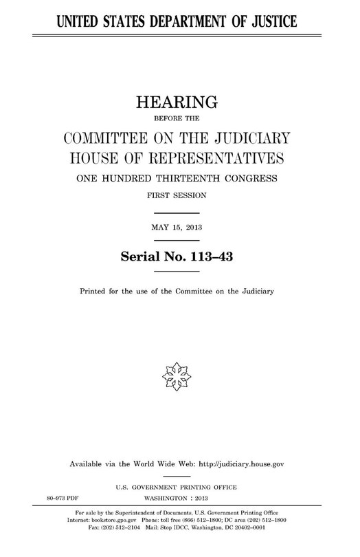 Couverture_United States Department of Justice