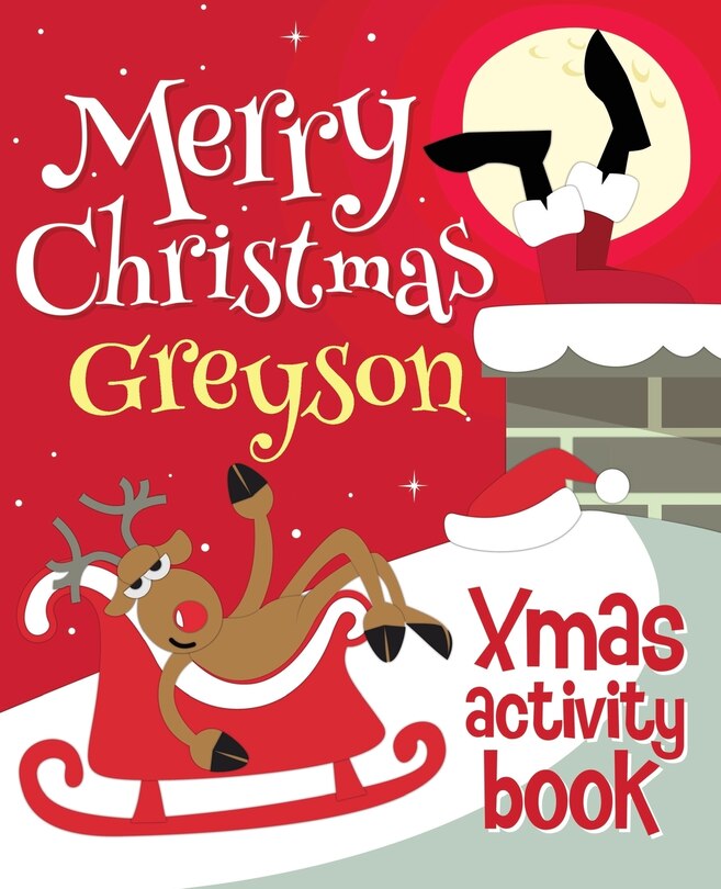 Front cover_Merry Christmas Greyson - Xmas Activity Book
