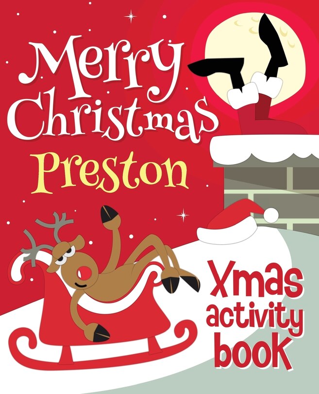 Front cover_Merry Christmas Preston - Xmas Activity Book