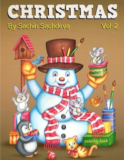 Front cover_Christmas Coloring Book for Kids